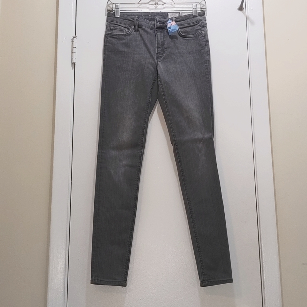All Saints Grey Washed Skinny Jeans